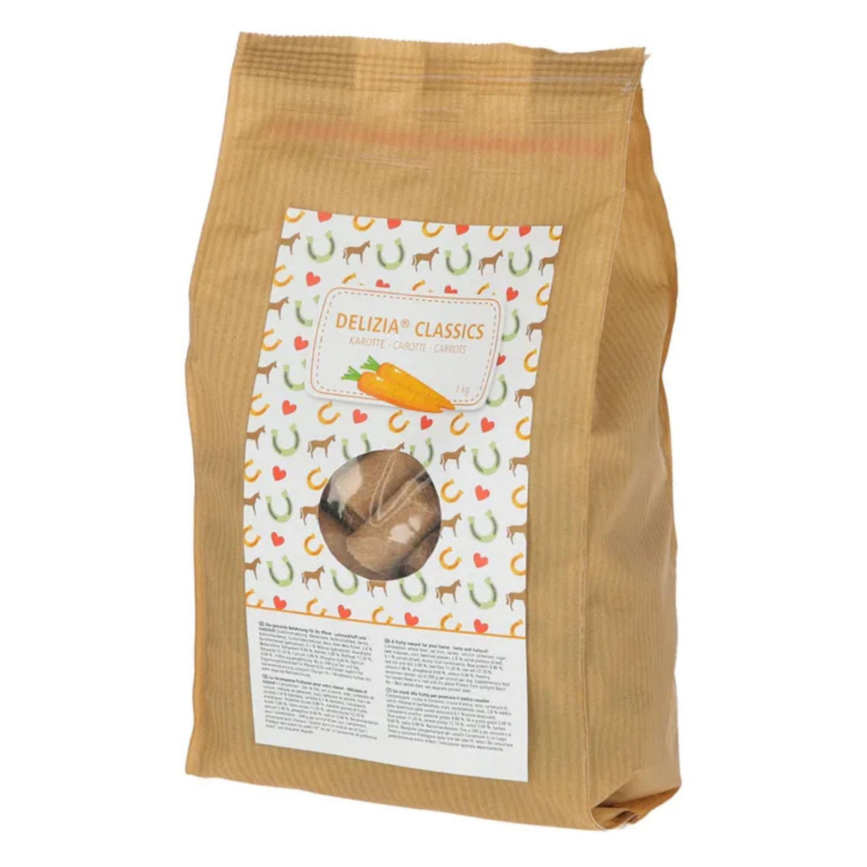 Delizia Hevosnamit Treat Cube Classic Carrot