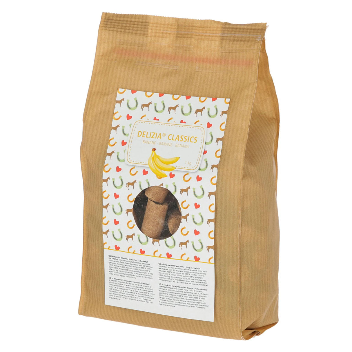 Delizia Hevosnamit Treat Cube Classic Banana