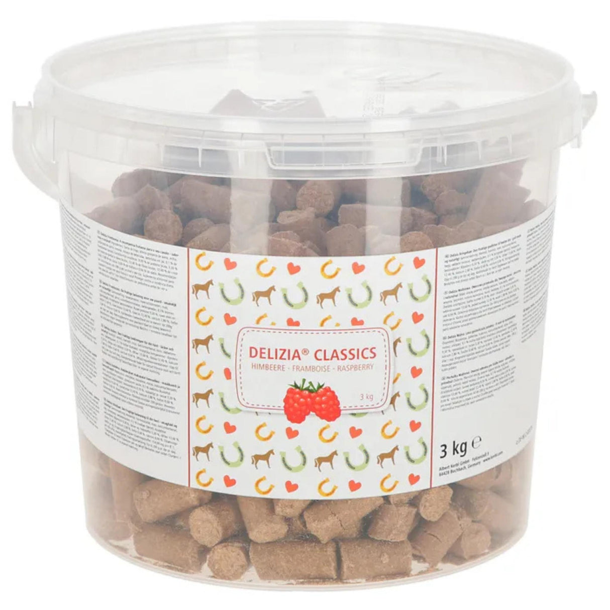 Delizia Hevosnamit Treat Cube Classic Raspberry
