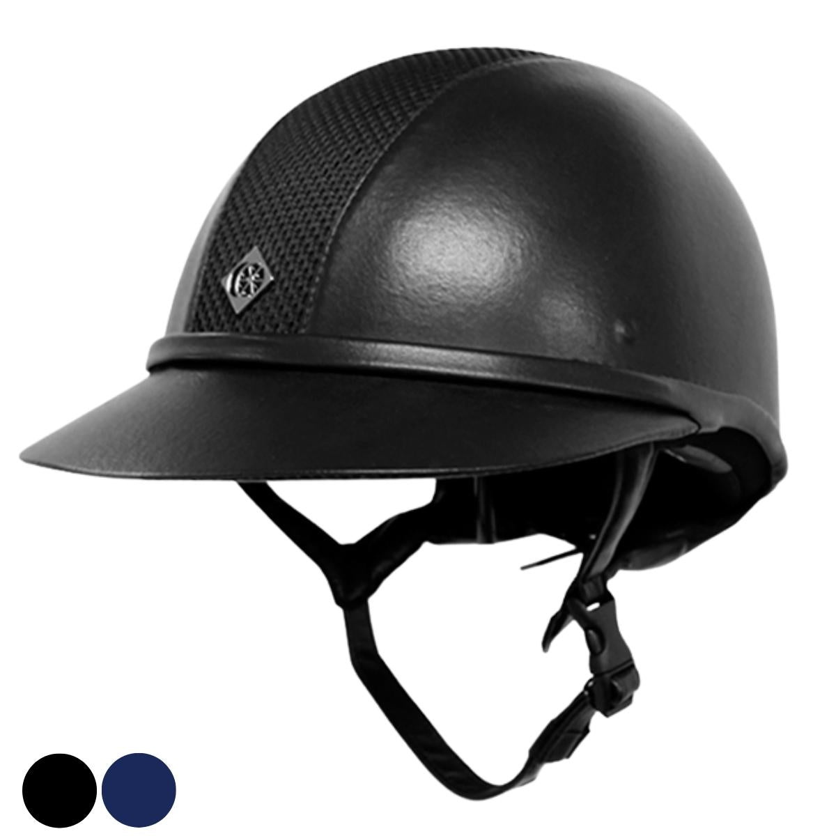 Ratsastuskypärä SP8 Plus Leather Look