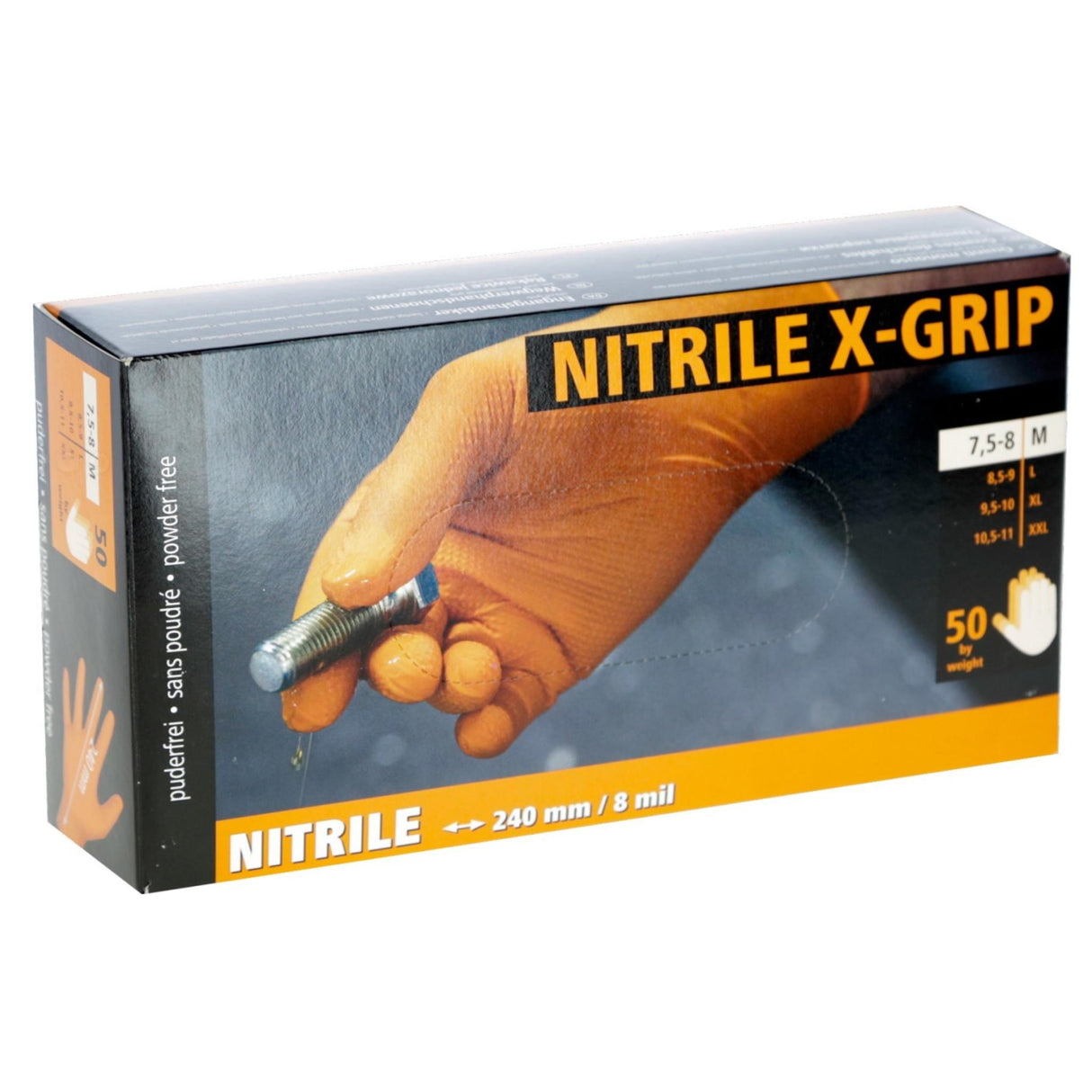 Kertakäyttökäsine Nitrile X-Grip 50kpl