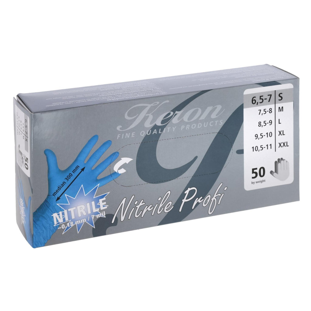 Kertakäyttökäsine Nitrile Profi 50 kpl