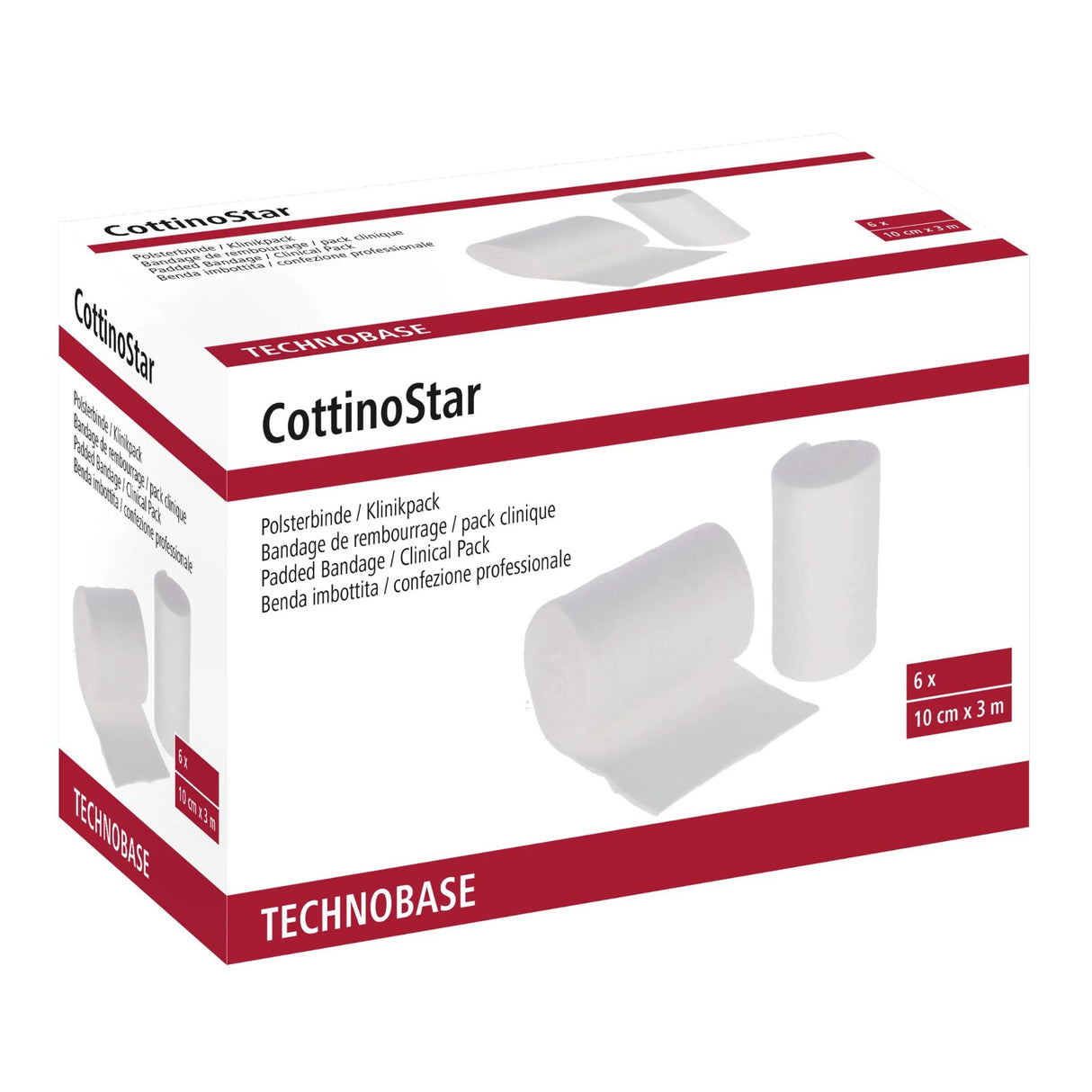 Puuvillaside CottinoStar 10 cm x 3 m 6 kpl