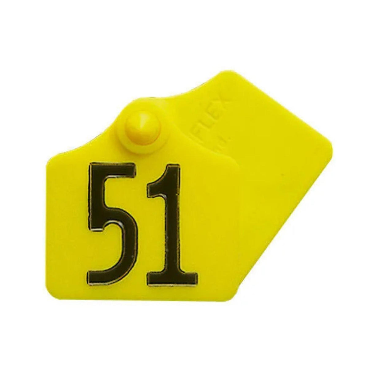 Korvamerkki Prima-Flex 46x44 mm Numeroilla 25 kpl