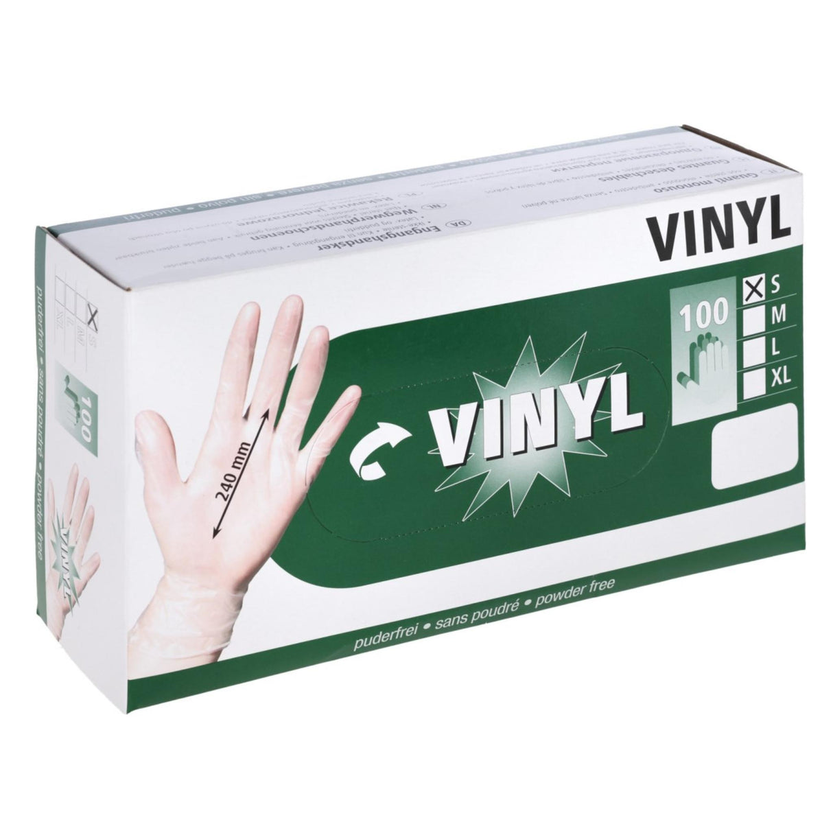 Kertakäyttökäsine Vinyl 100 kpl
