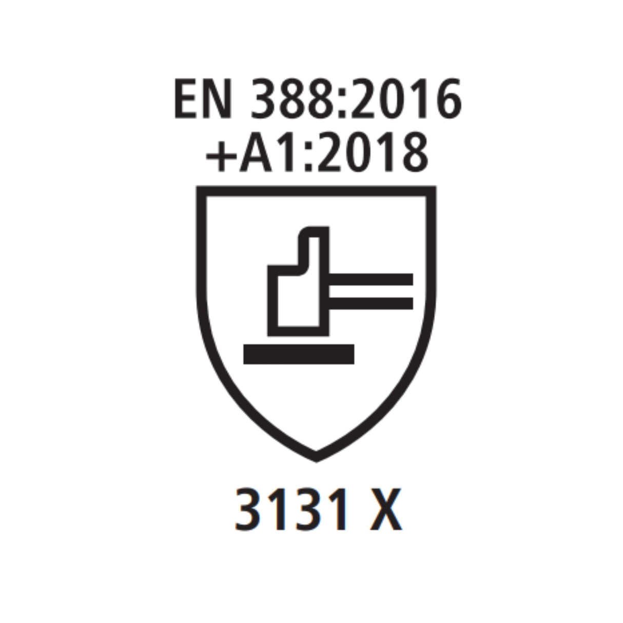 Työkäsine Gnitter Grey 6kpl