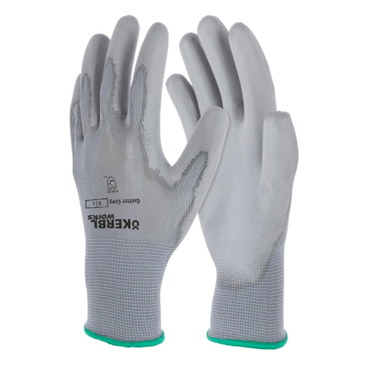 Työkäsine Gnitter Grey 6kpl