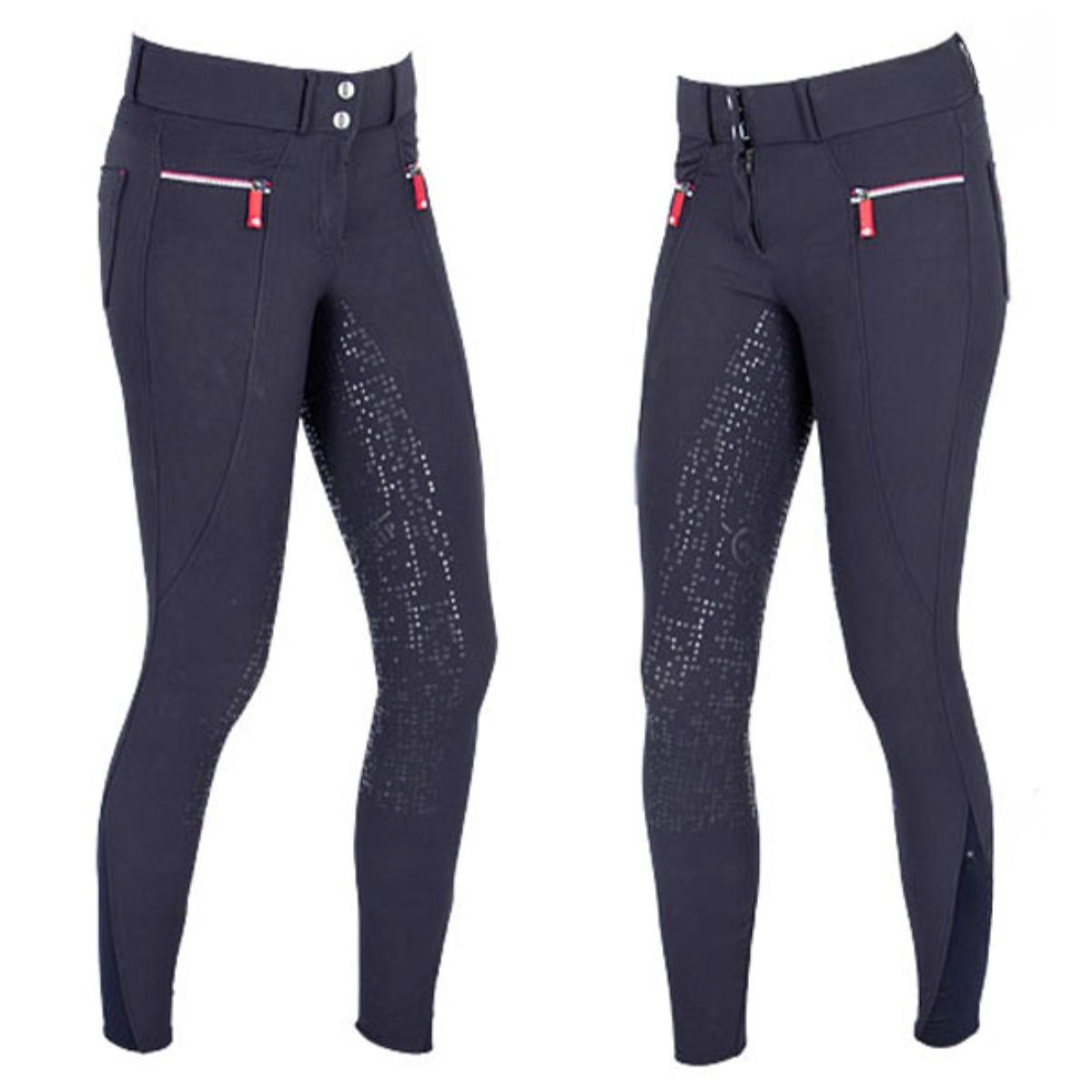 Ratsastushousut Full Grip Laura Darkblue