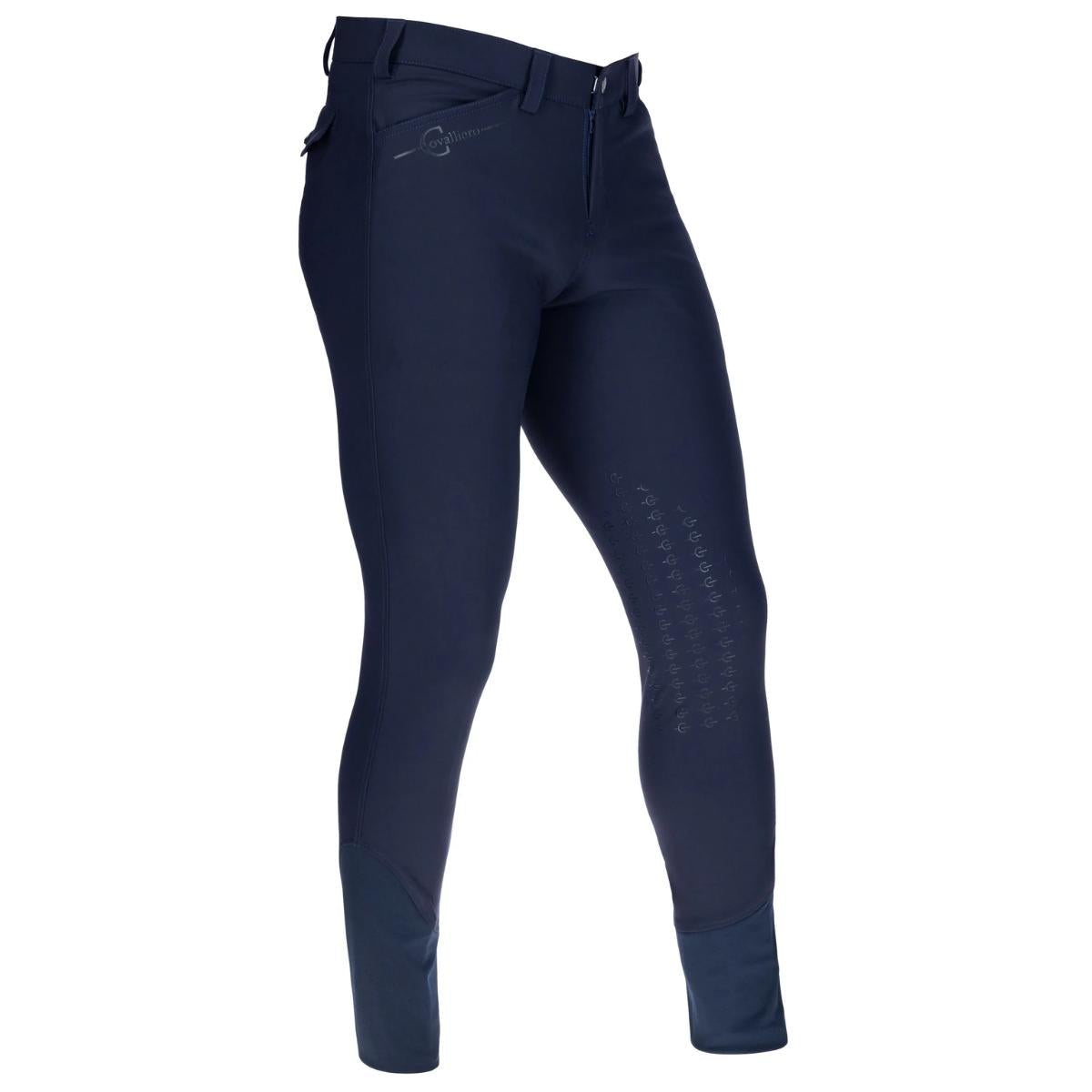Miesten Ratsastushousut Knee Grip Techno II Men Dark Blue