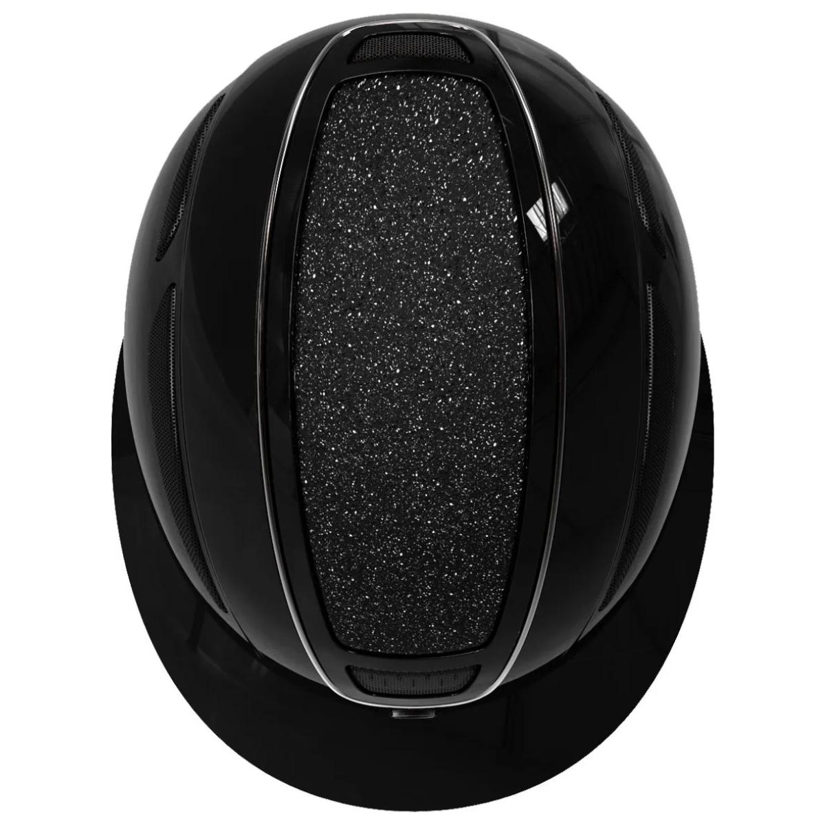 Ratsastuskypärä Elite Polo Black Gloss Glitter
