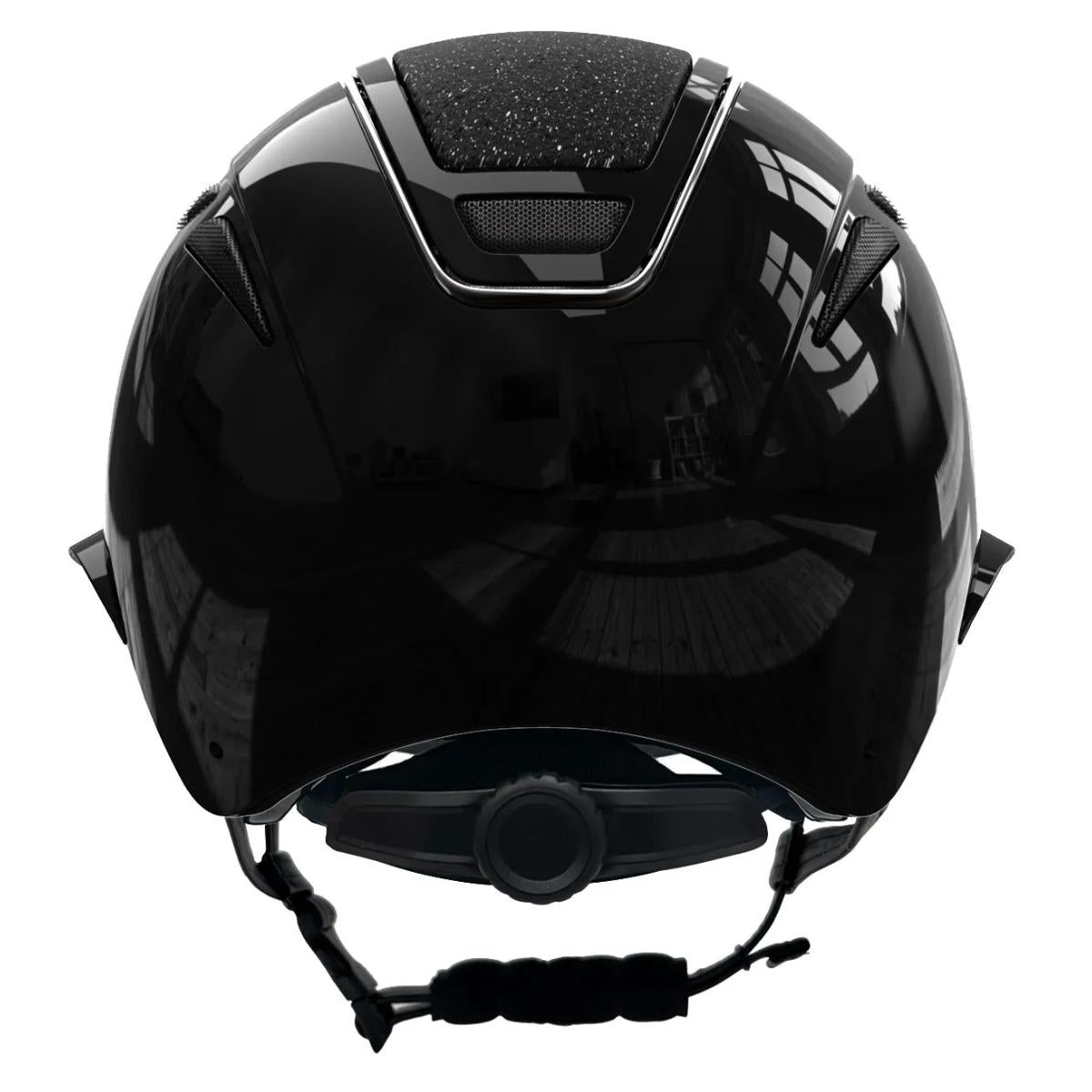 Ratsastuskypärä Elite Polo Black Gloss Glitter