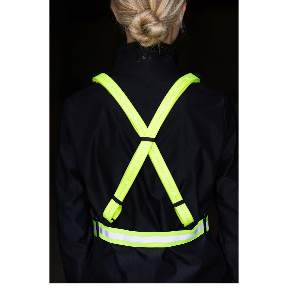 Covalliero LED-heijastinvaljaat ratsastajalle