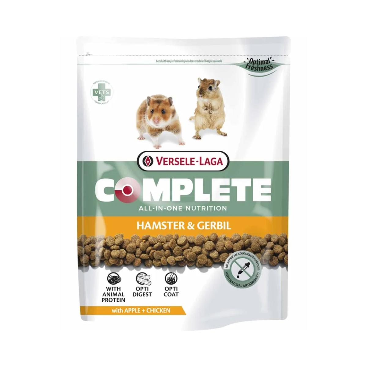 Täysravintopelletti Complete Hamster & Gerbil 500g