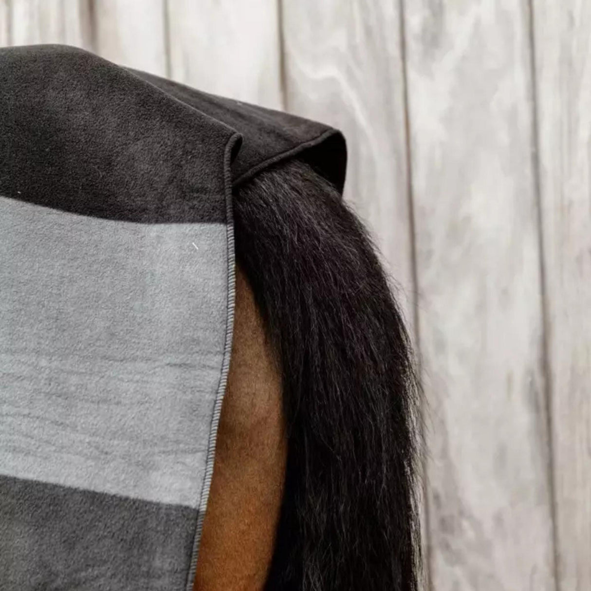 Heavy Fleece Rug Square Stripes