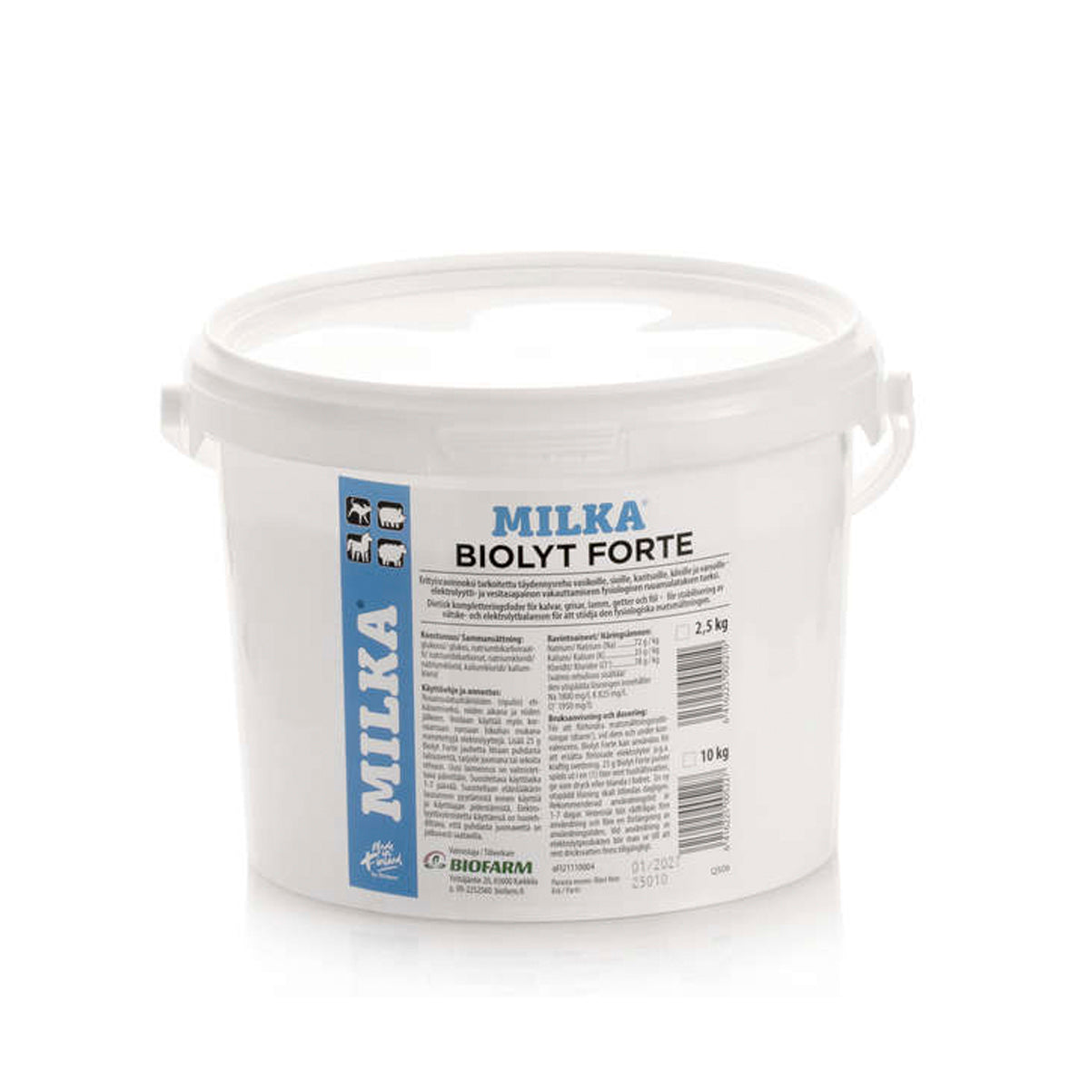 Elektrolyyttijauhe Biolyt Forte 2.5kg