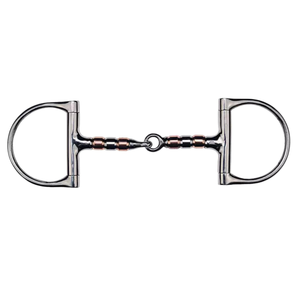 D-ring Snaffle Copper Roller