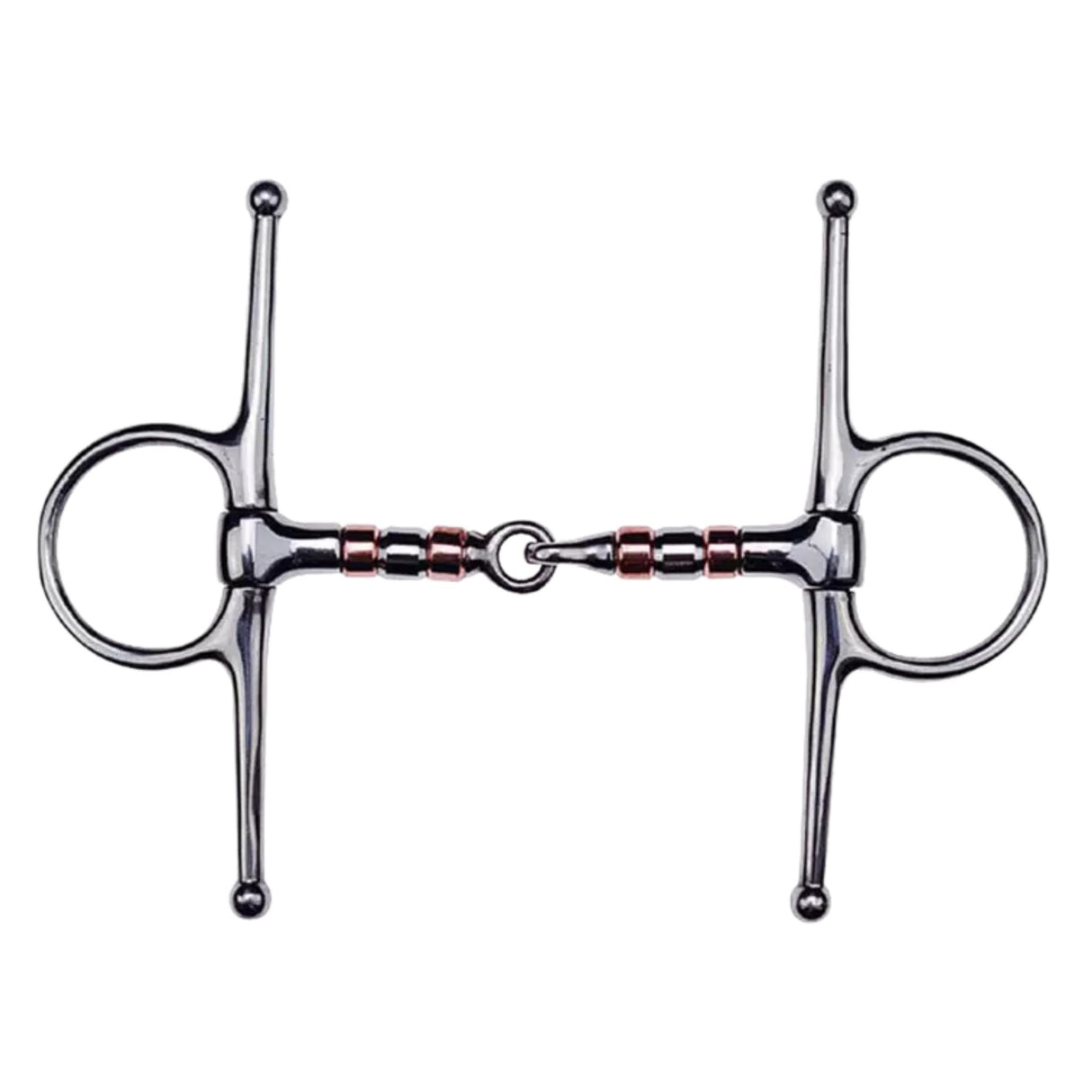 Full Cheek Snaffle Copper Roller