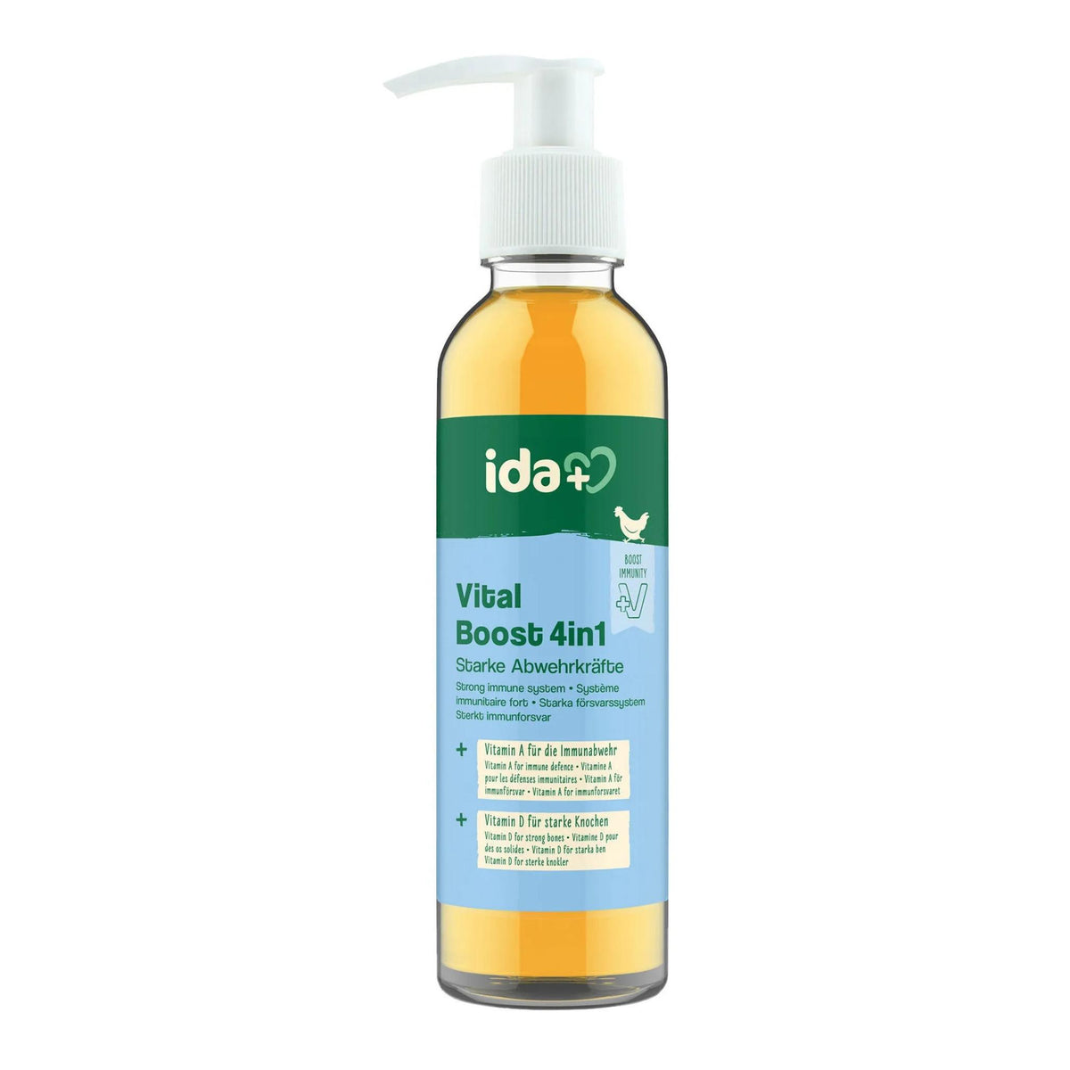 Lisäravinne Vitamiiniliuos VitalBoost 4in1 200ml