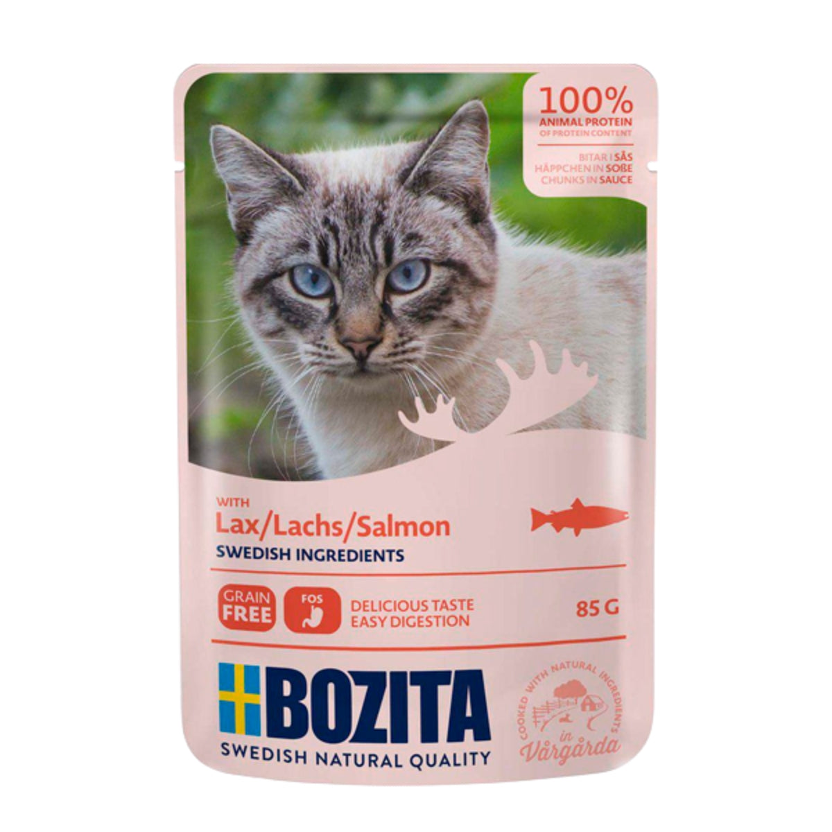 Märkäruoka Lohta Kastikkeessa 85g