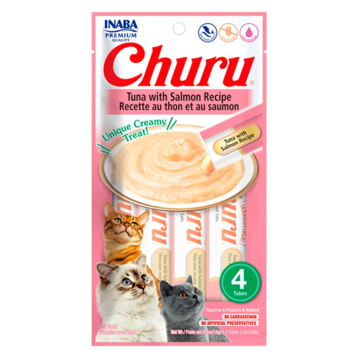 Kissanherkku Churu Puree Tonnikala ja Lohi