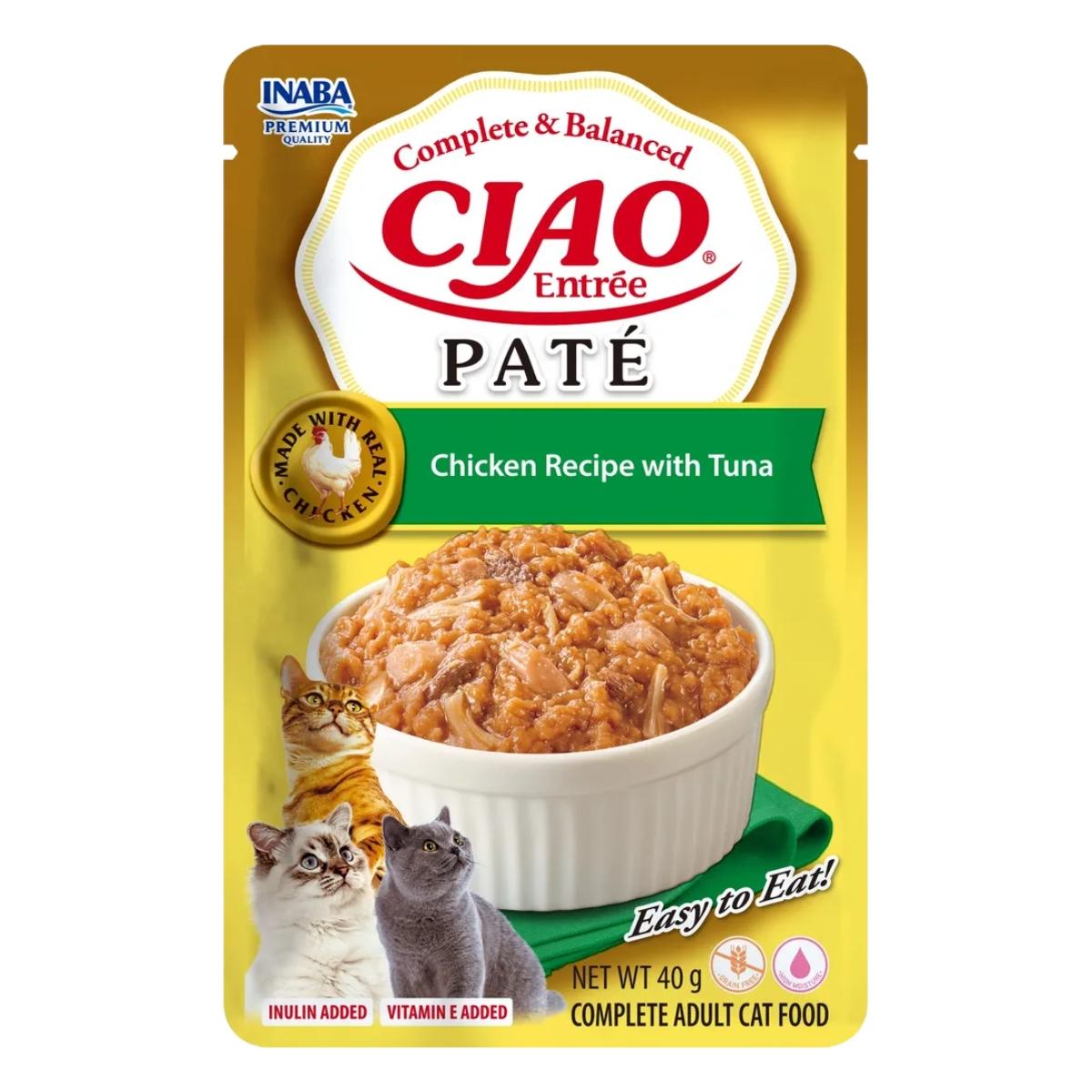 Ciao Entrée Paté Chicken Recipe with Tuna 40g