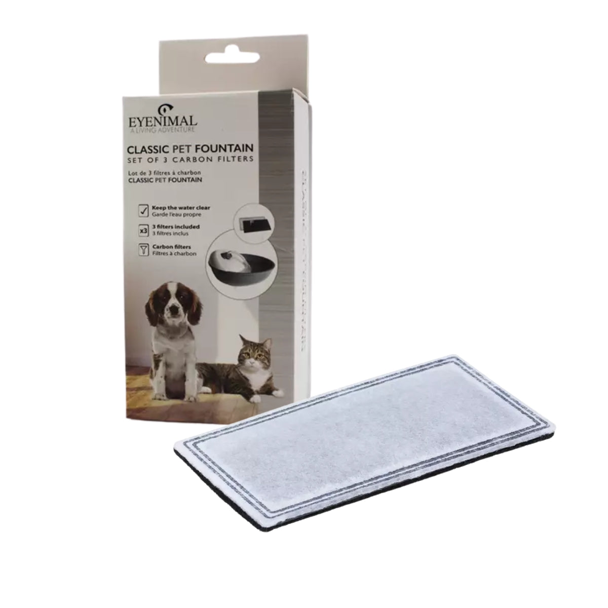Juoma-automaatti Classic Pet Fountain Suodatin 3kpl