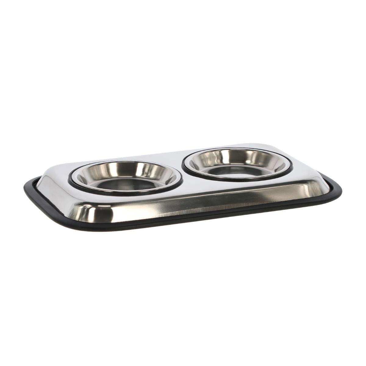 Ruokakuppiteline Stainless Steel Duo