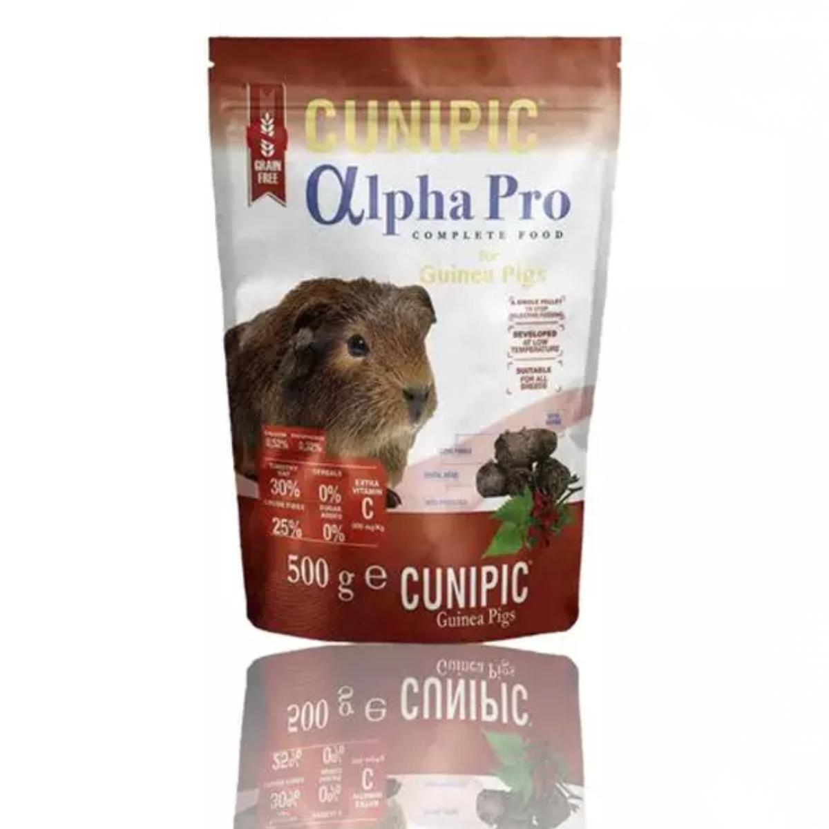 Täysravintopelletti Alpha Pro Guinea Pig 500g