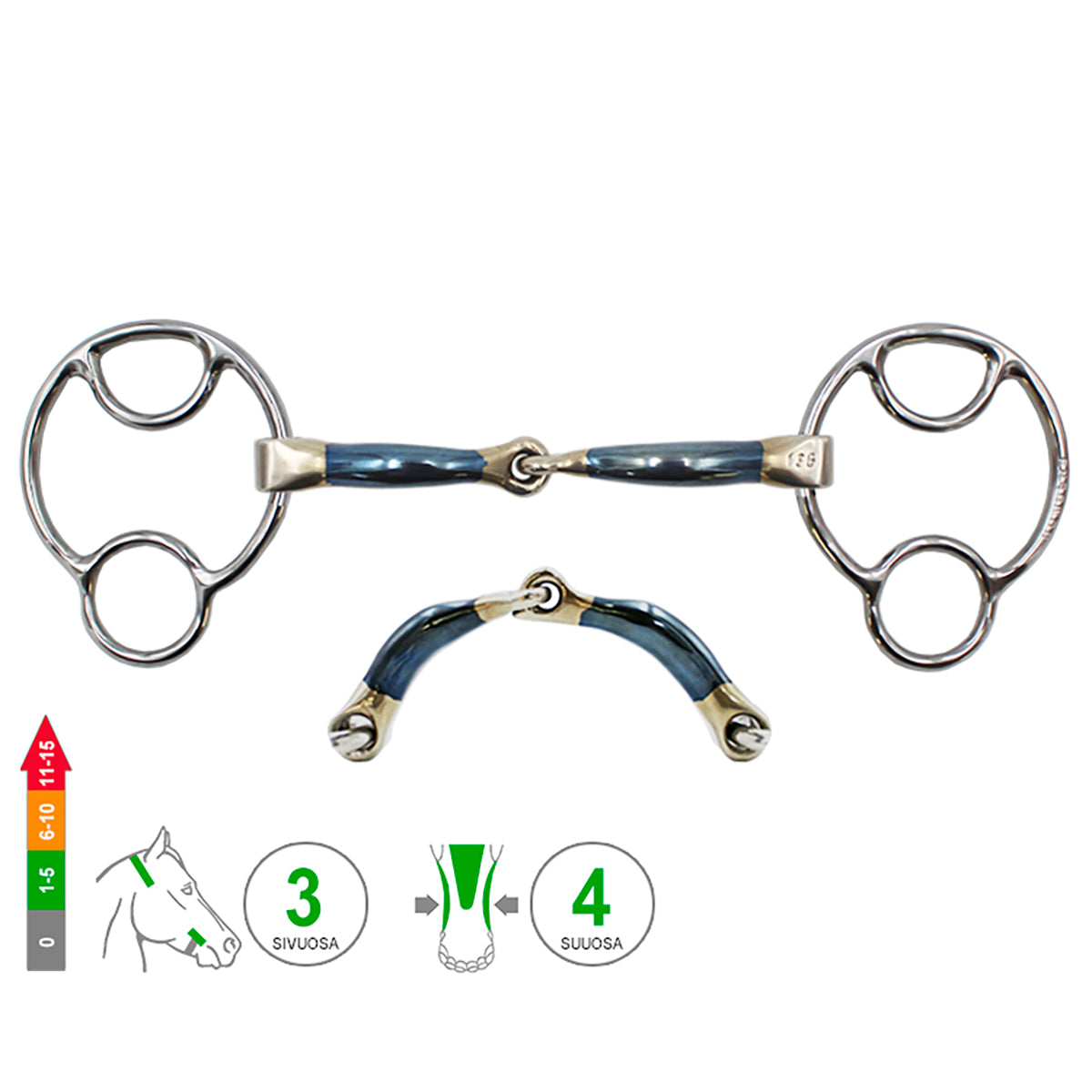 2½ -Ring Miia Snaffle Lock Up