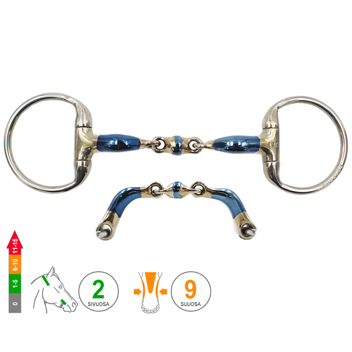 Bridong Eggbutt Elliptical Dressage