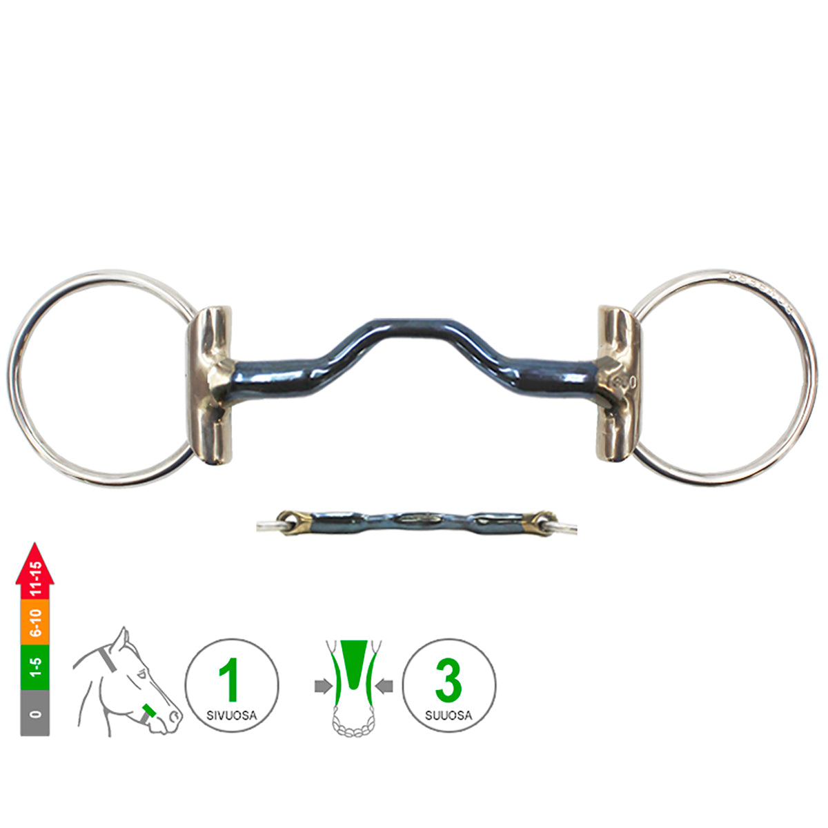 Eggbutt Loose Ring Happy Tongue Straight