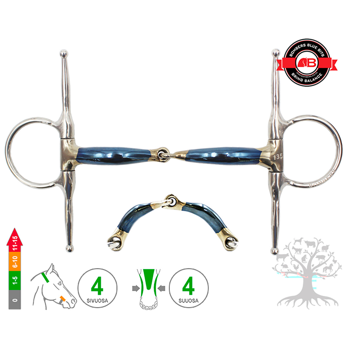 Full Cheek Snaffle Lock Up