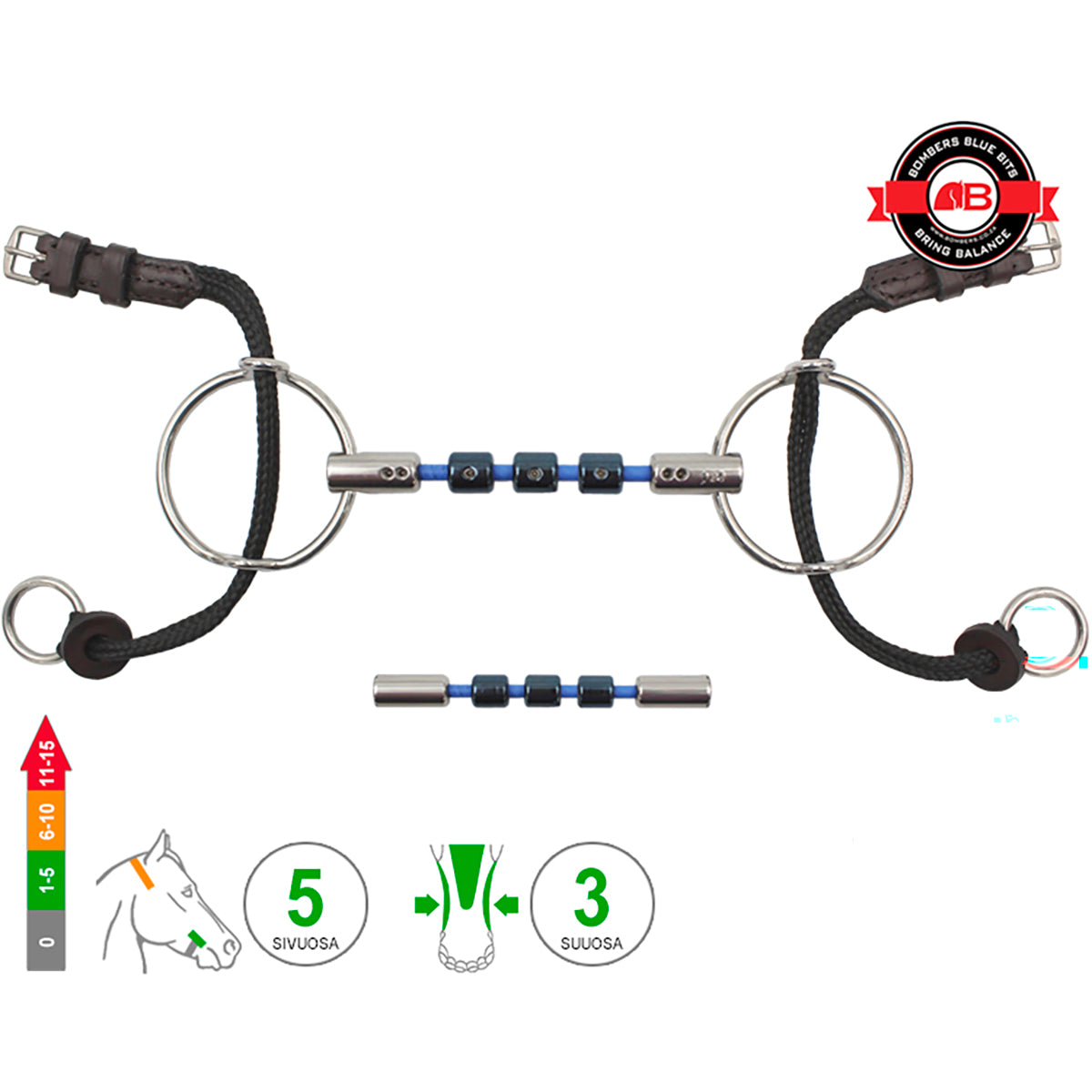 Medium Ring Gag Waterford Cable Barrel