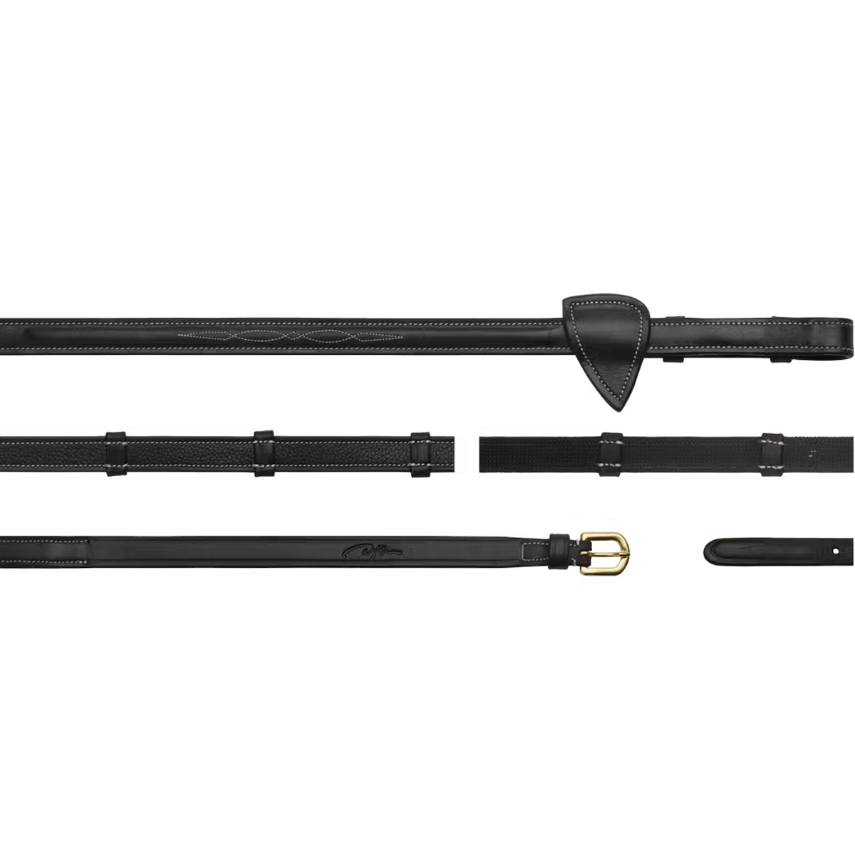 Reins Hunter 5/8" with 7 Leather Loops NE/US/D Collections