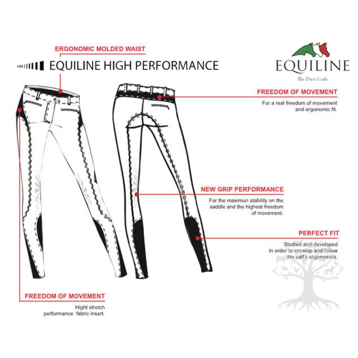 Naisten Ratsastushousut Limited Schoeller Half Grip