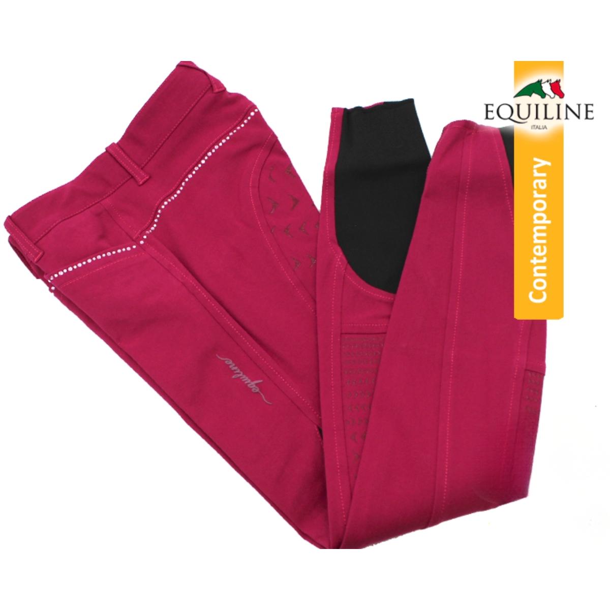 Naisten Ratsastushousut Limited Schoeller Full Grip Sable Cherry