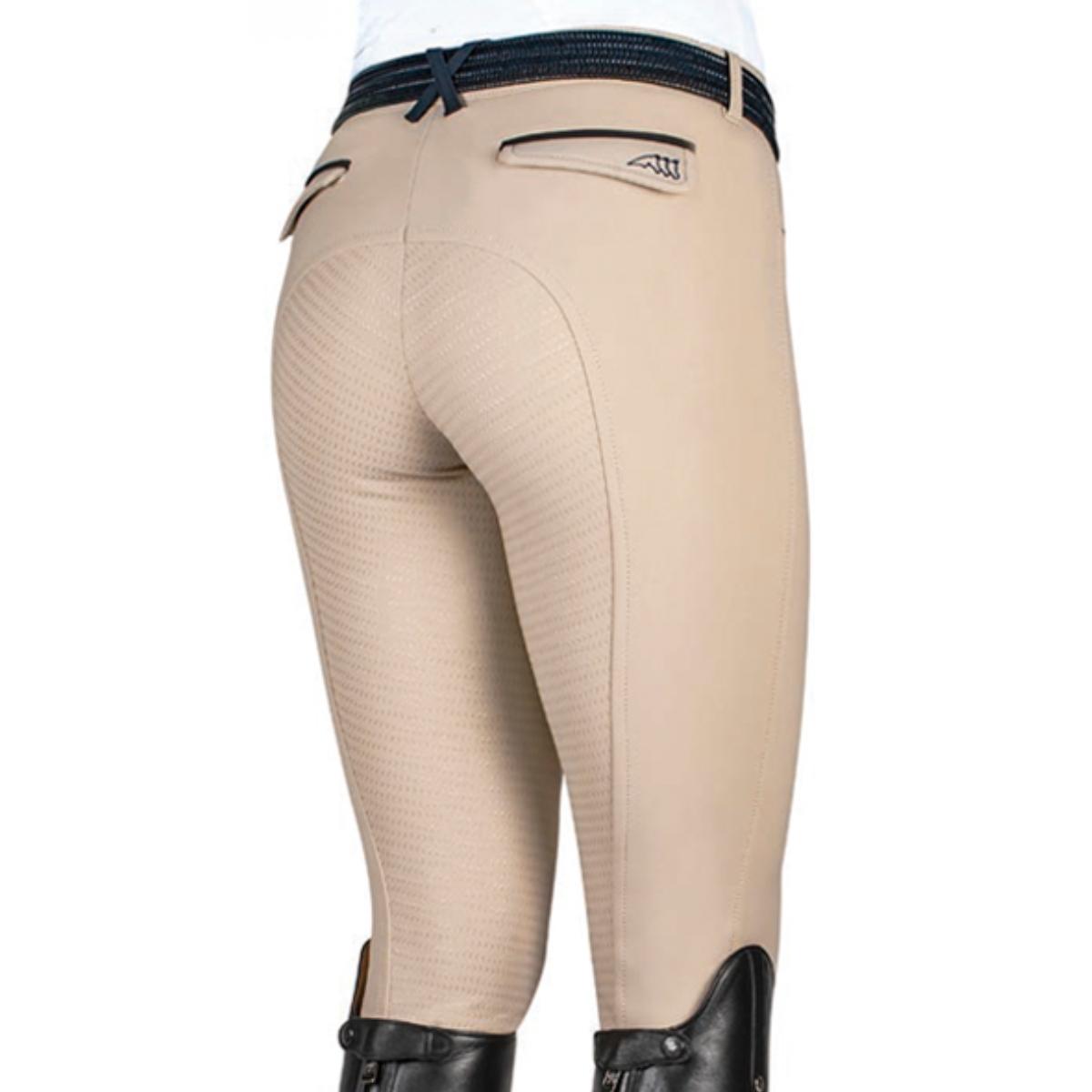 Naisten Ratsastushousut Limited Softshell Full Grip Peony