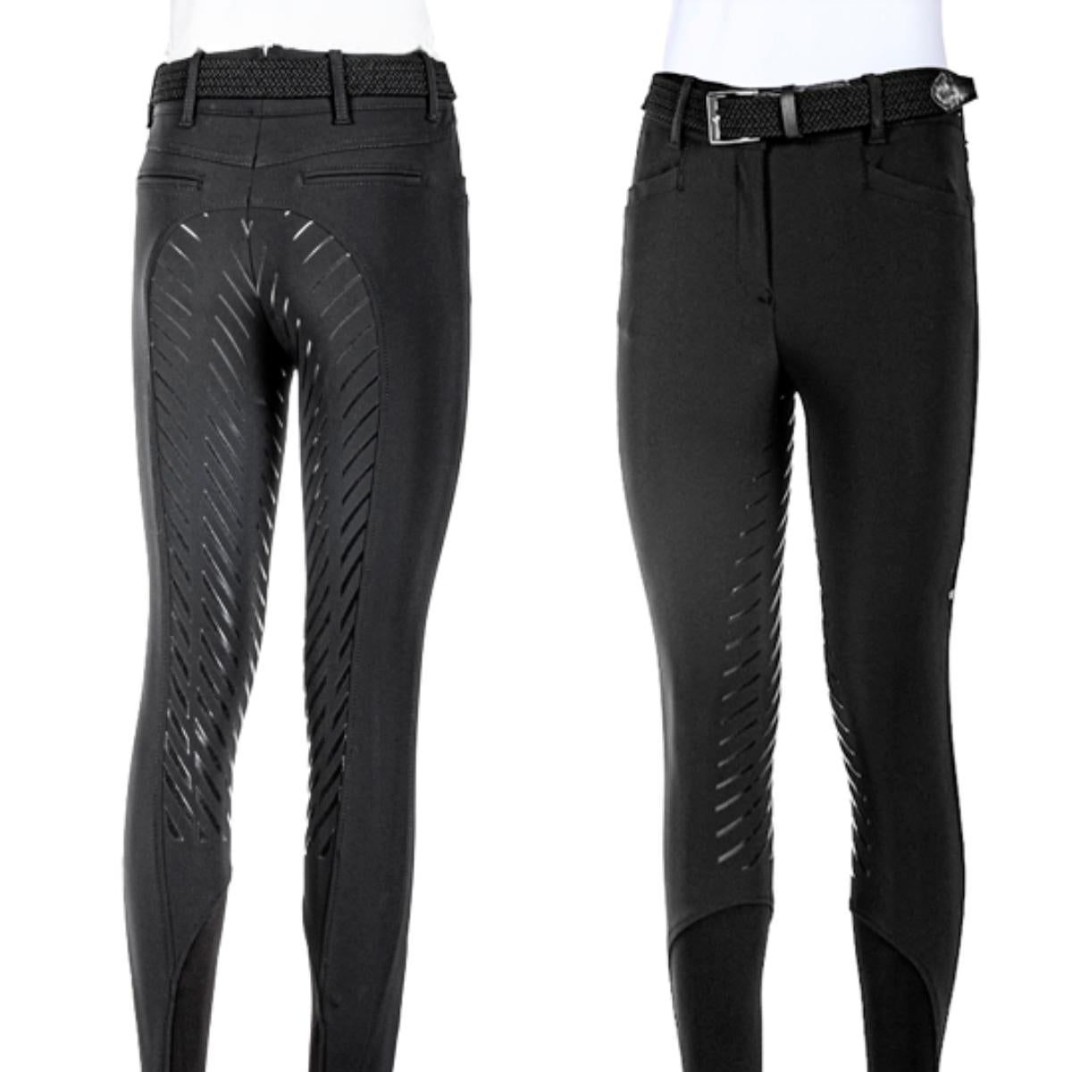 Naisten Ratsastushousut Limited Softshell B-Move Knee Grip High Waist Wadellek