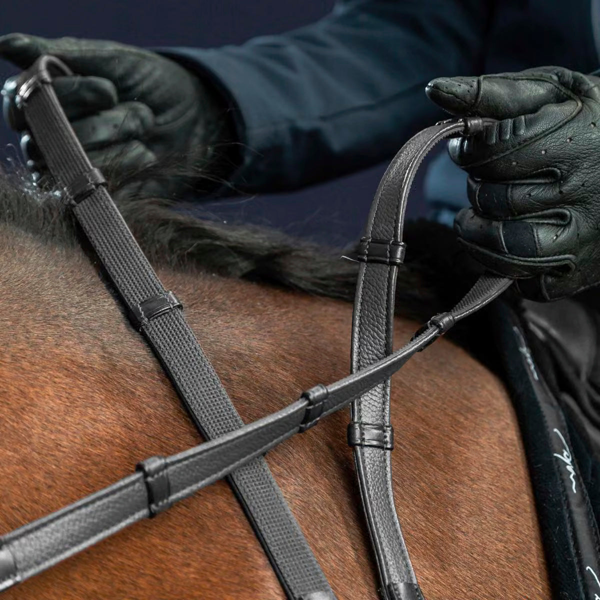 Reins Hunter 5/8" with 7 Leather Loops NE/US/D Collections