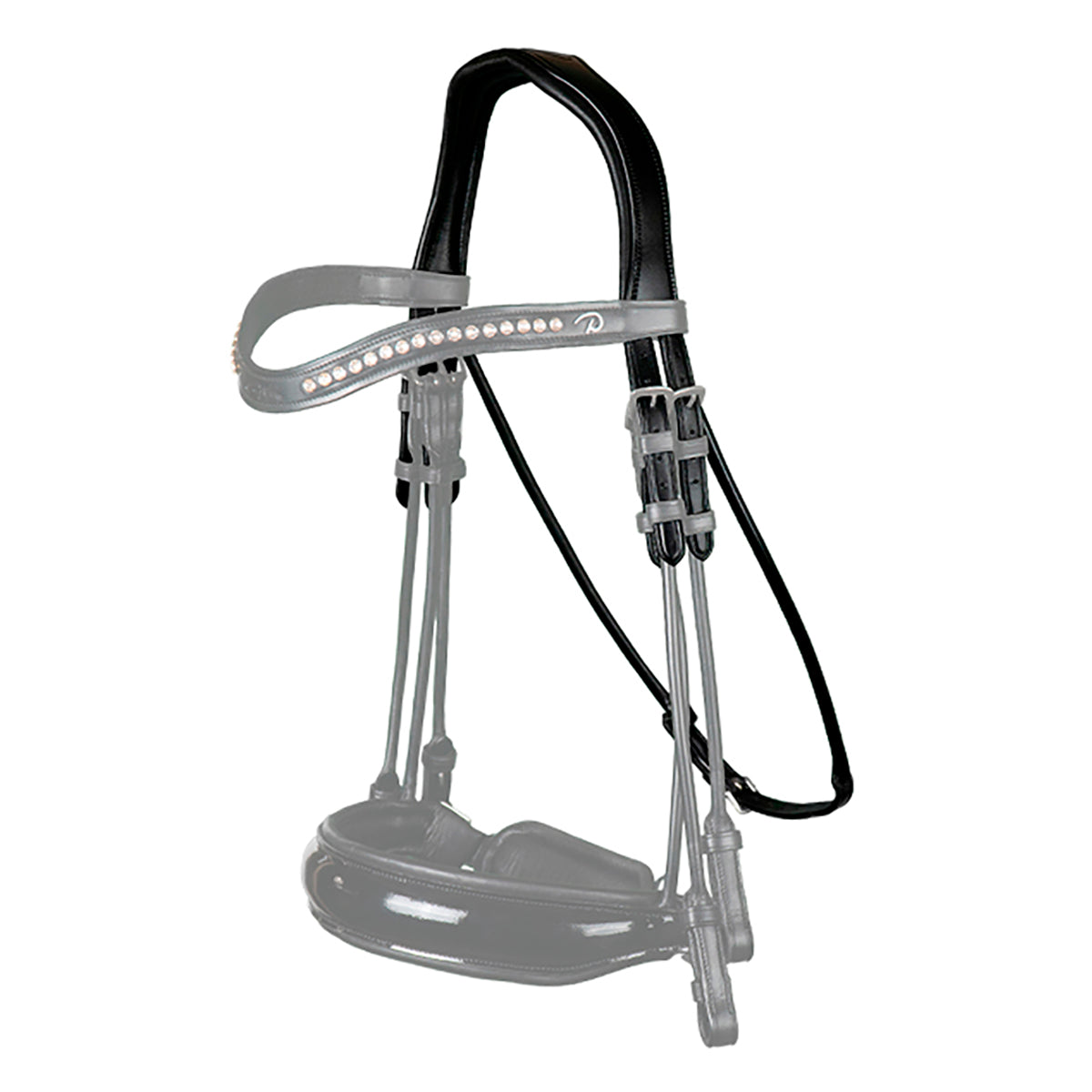 Niskahihna S-Shaped Double Bridle Dressage Round Collection