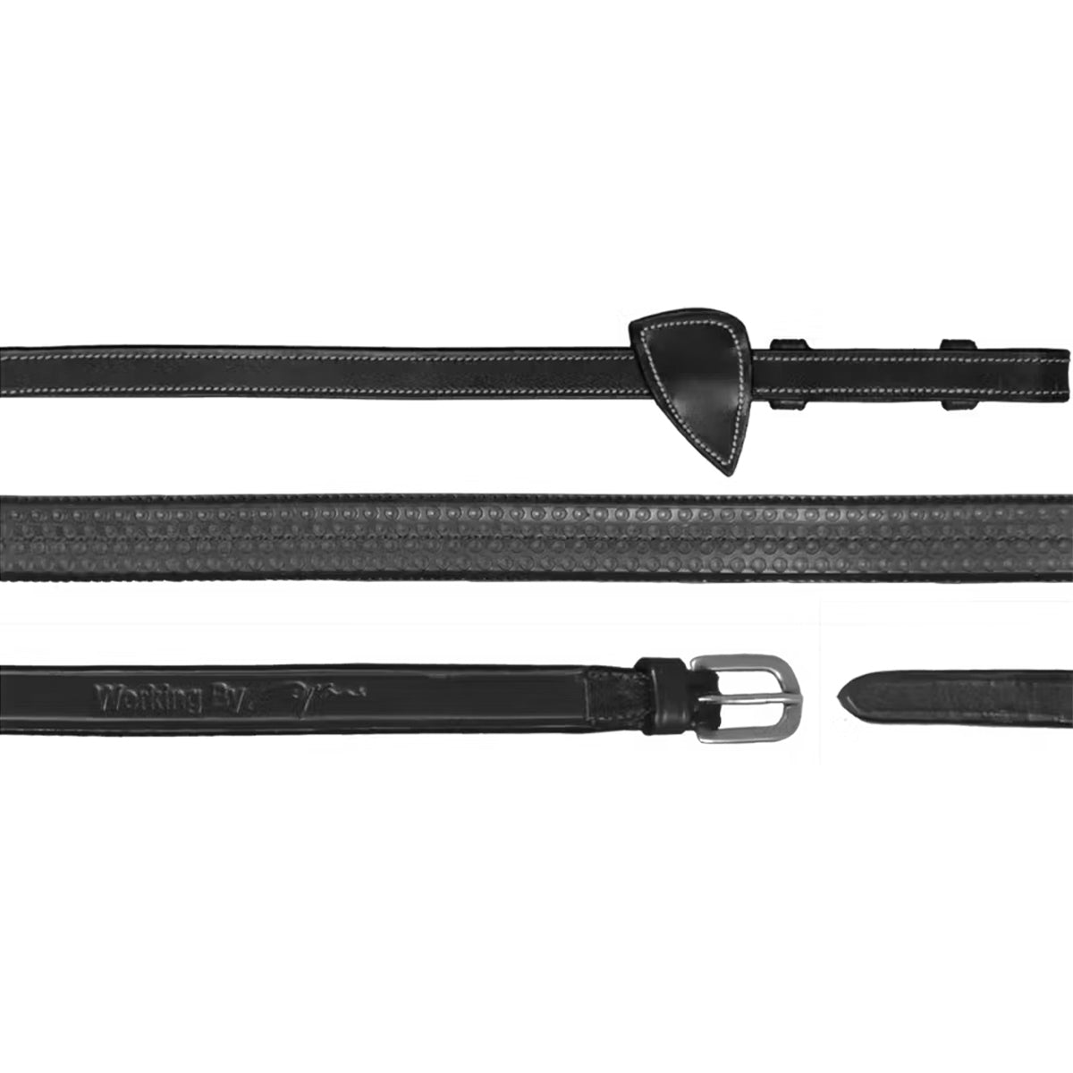 Reins Rubber 5/8" Working Collection