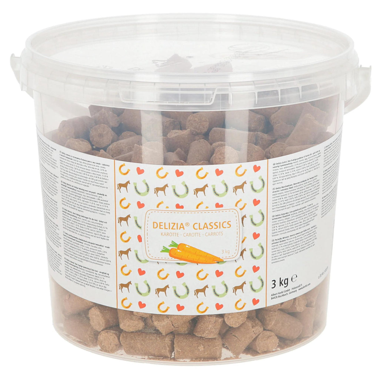Delizia Hevosnamit Treat Cube Classic Carrot