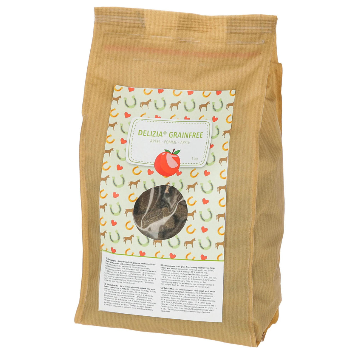 Delizia Hevosnamit Treat Cube Grainfree Apple, Viljaton