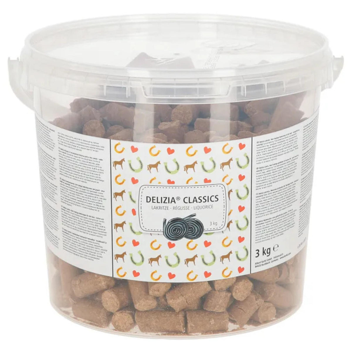 Delizia Hevosnamit Treat Cube Classic Liquorice