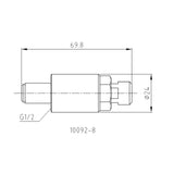 Spraynippa 1/2" Sk