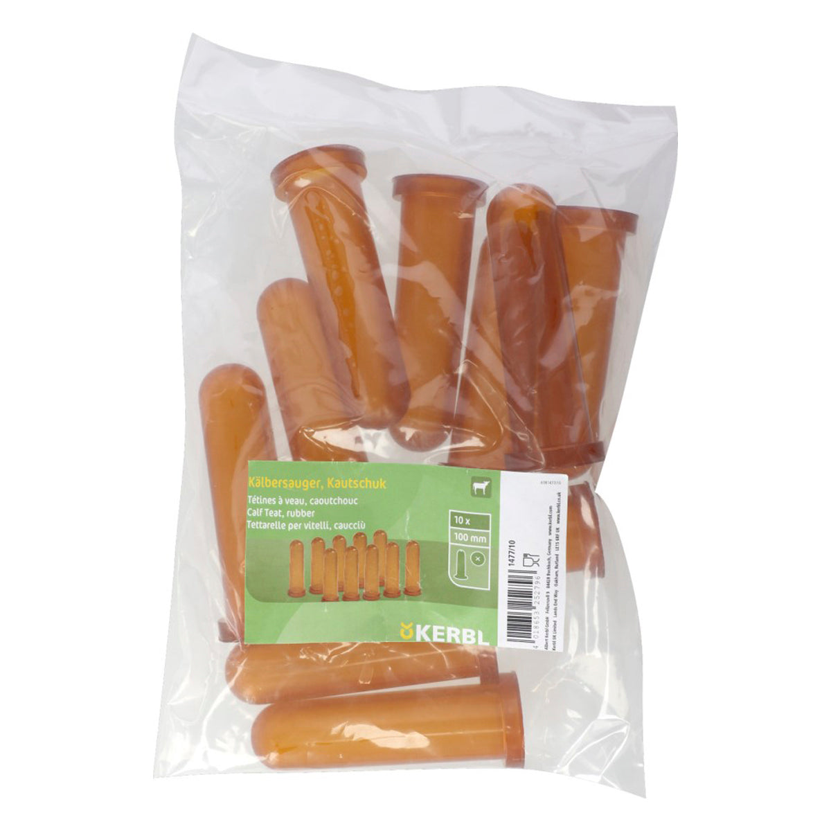 Teat Rubber Honey 100 mm
