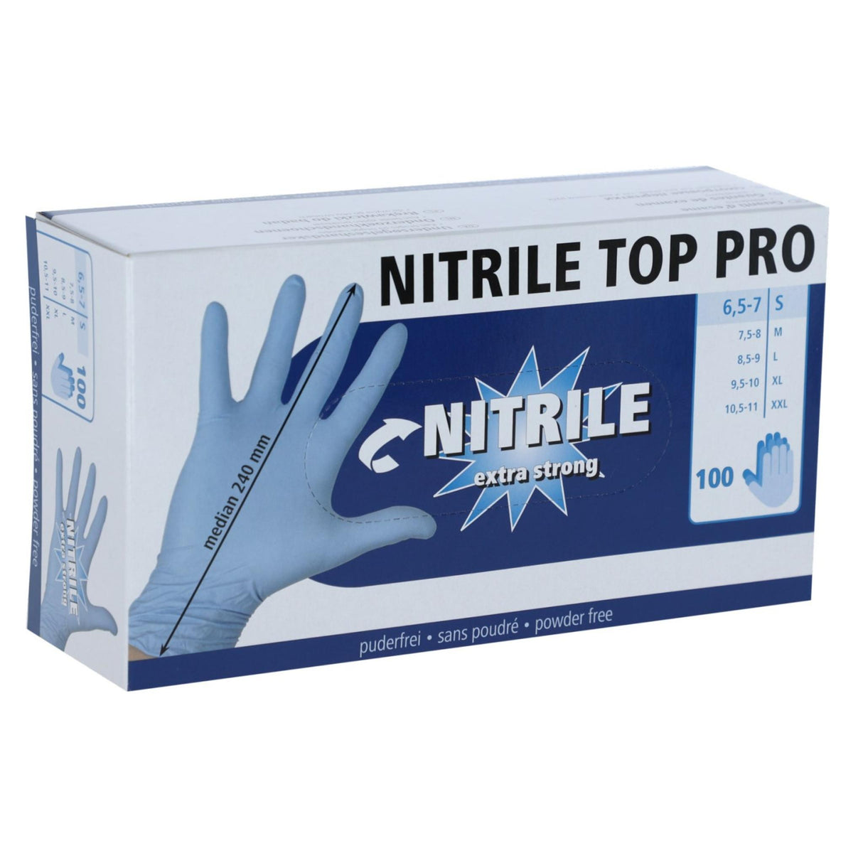 Disposable Glove Nitrile Top Pro Extra Strong