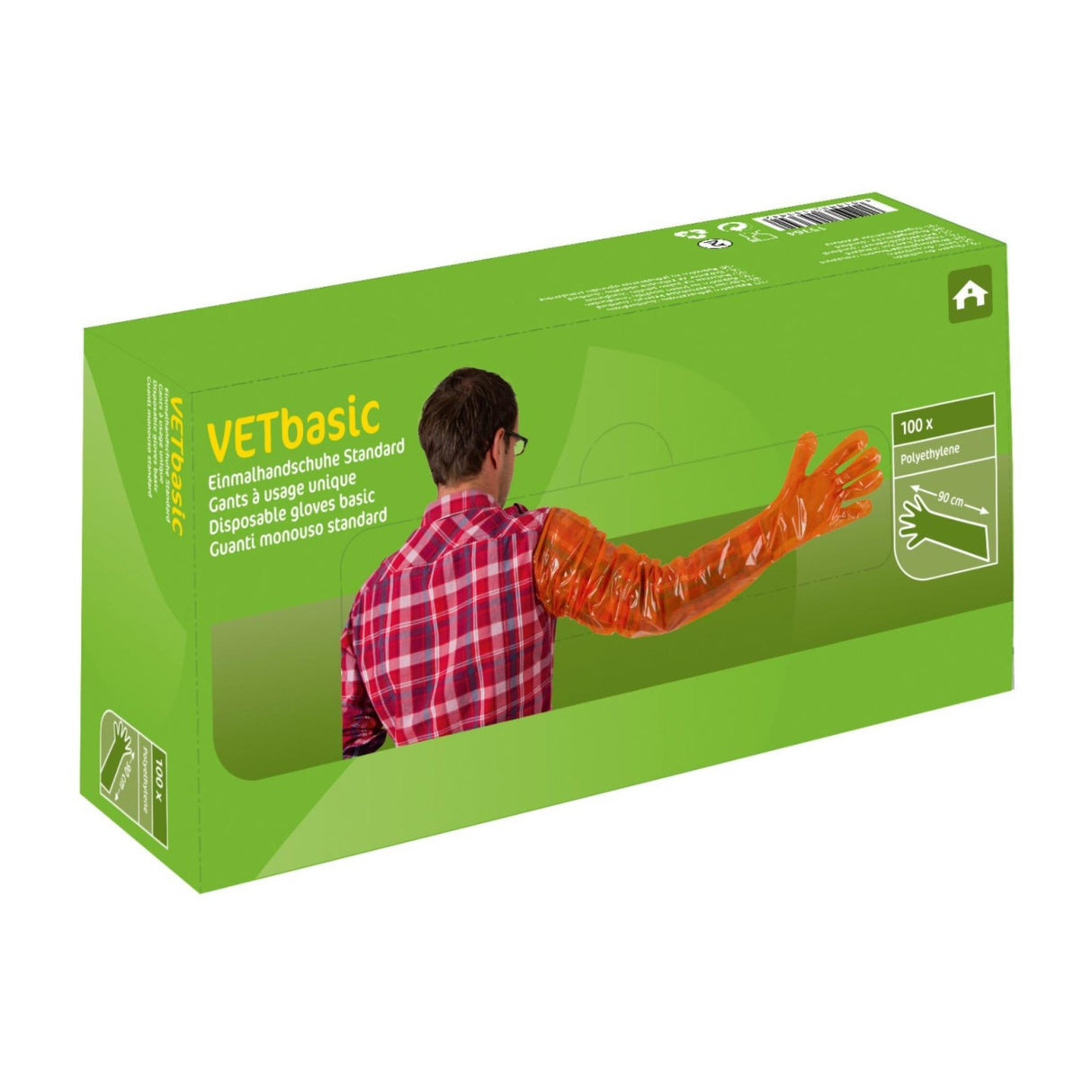 Tutkimuskäsine VetBasic 100 kpl