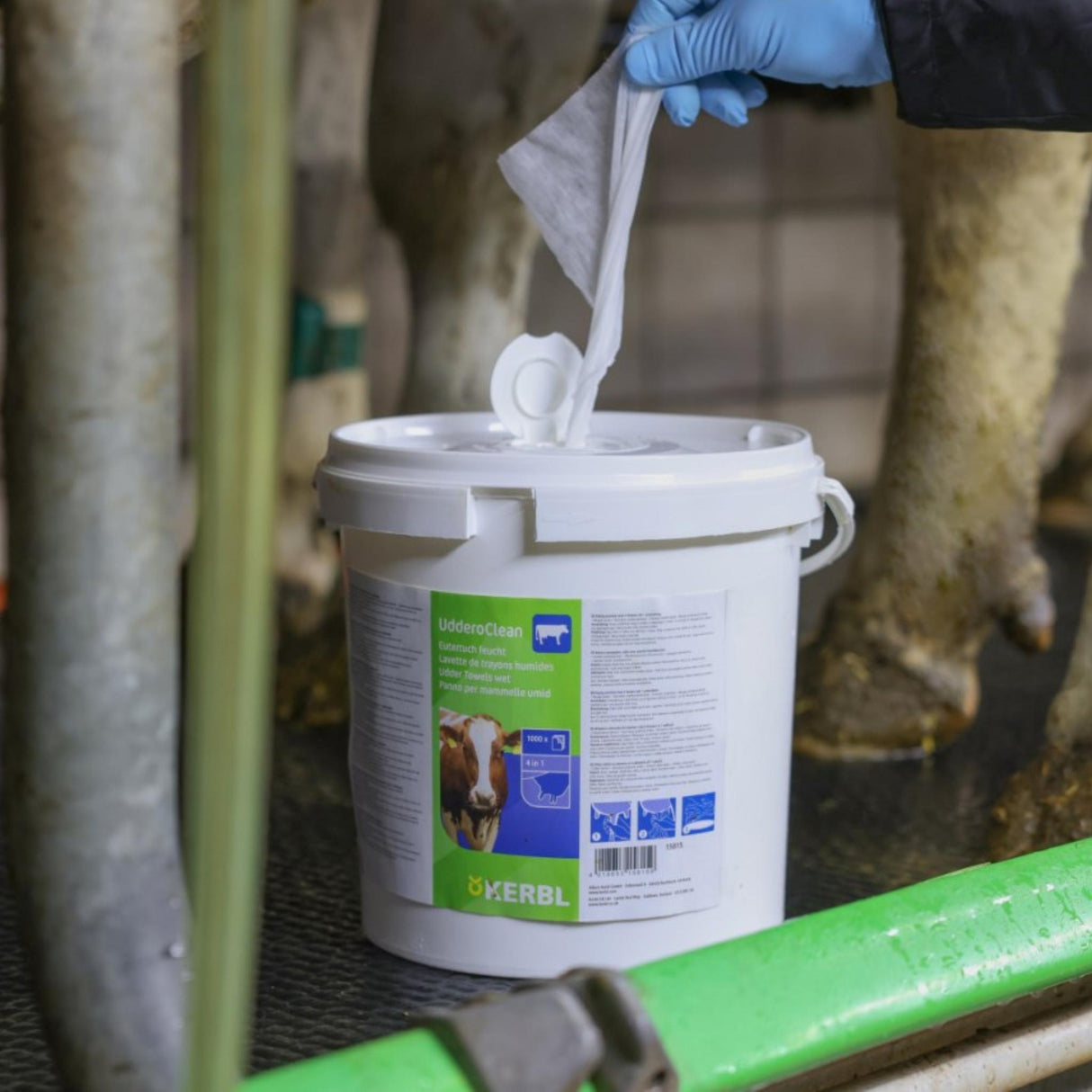 Kostea Lypsypyyhe UdderClean 1000kpl
