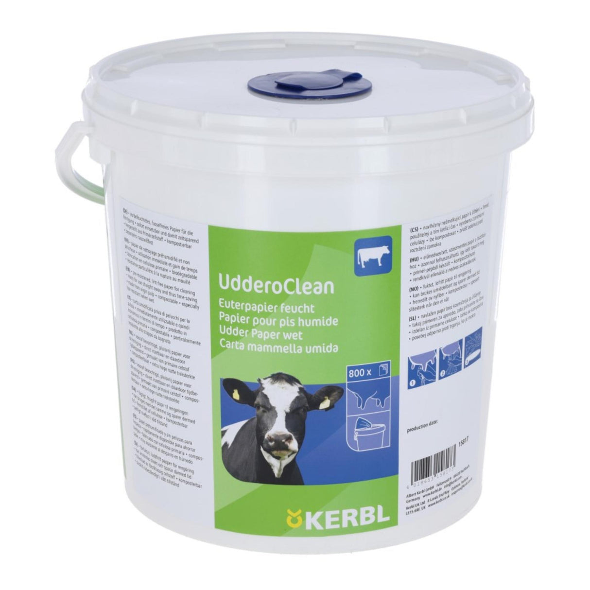Kostea Lypsypyyhe UdderoClean 800kpl